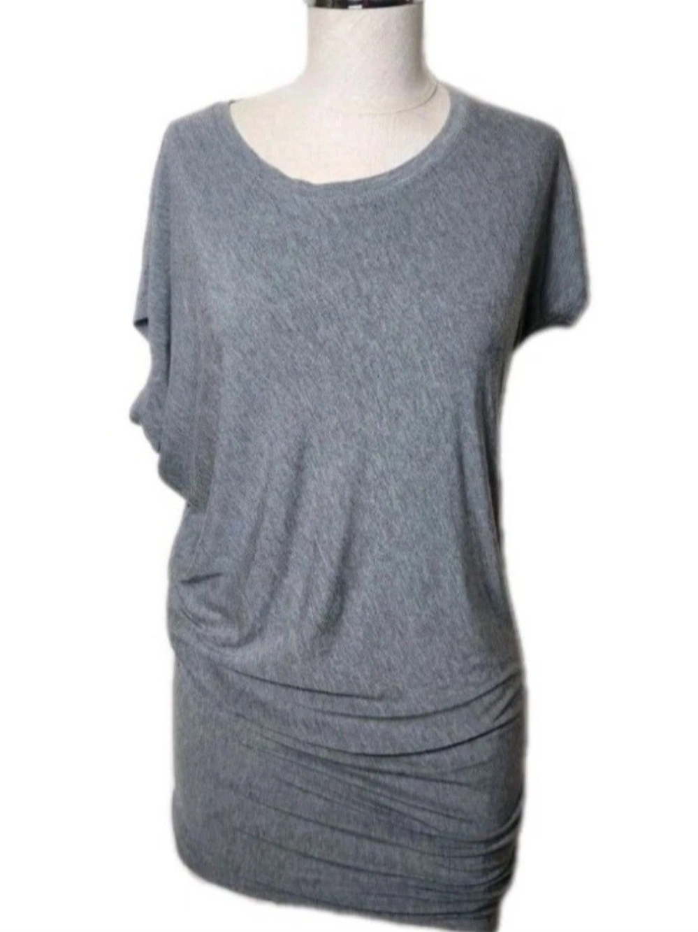 Athleta Women's Short Sleeve Casual Athletic T-Shirt Dress Size XXS Grey